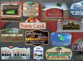 Richtungsgebundene Innenbeschilderung